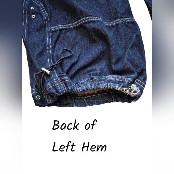 UO Silence t Noise Lee Baggy Moto Jeans Size 34 - Picture 13 of 16